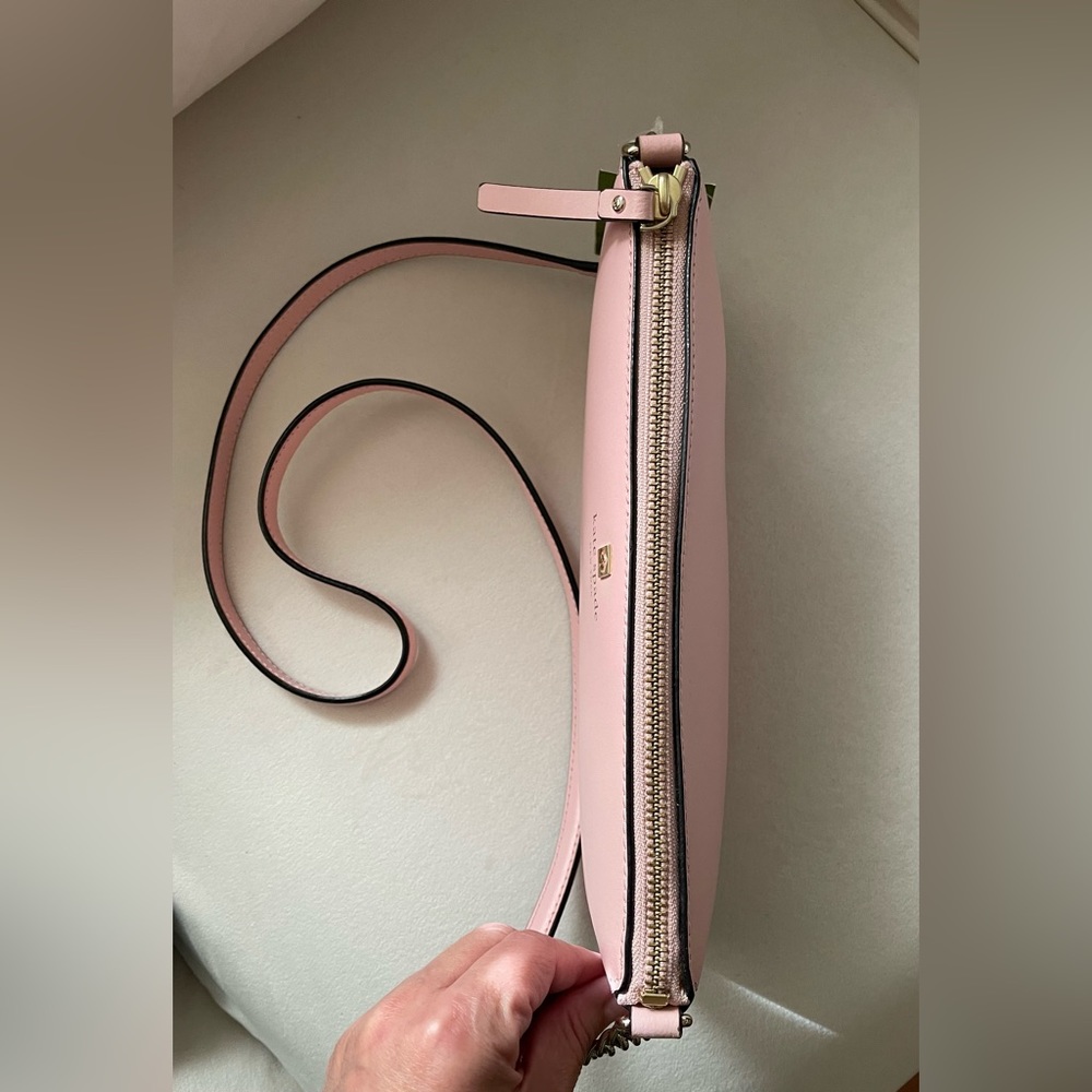 NWT Kate Spade Crossbody Zipper Purse Bag Pink - Picture 7 of 17